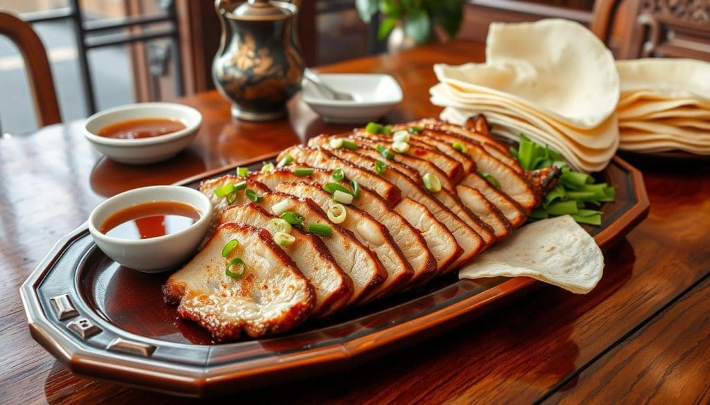 Peking duck dish