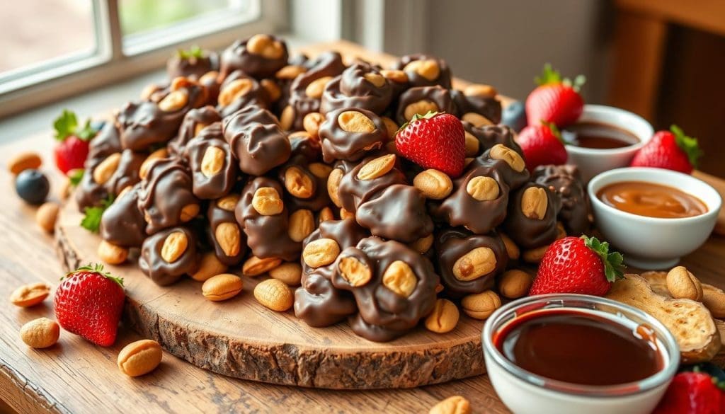 Peanut Cluster dessert Peanut Cluster dessert