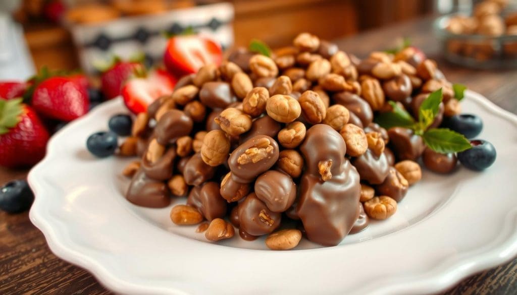 Peanut Cluster dessert Peanut Cluster dessert