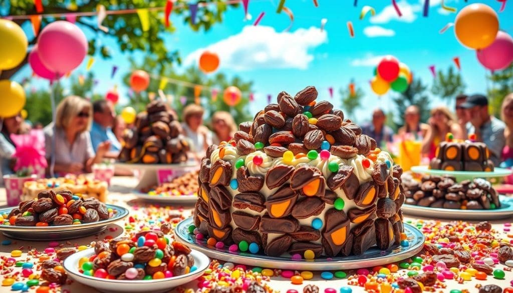 chocolate-covered raisin celebration