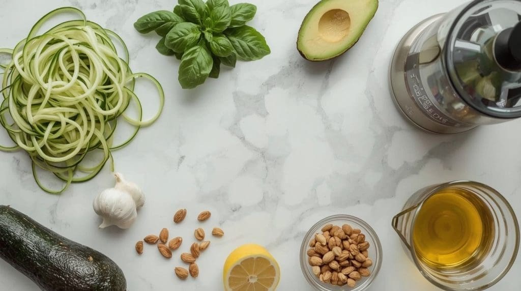Zucchini Noodles with Avocado Pesto Recipe 2 Zucchini Noodles with Avocado Pesto Recipe 2
